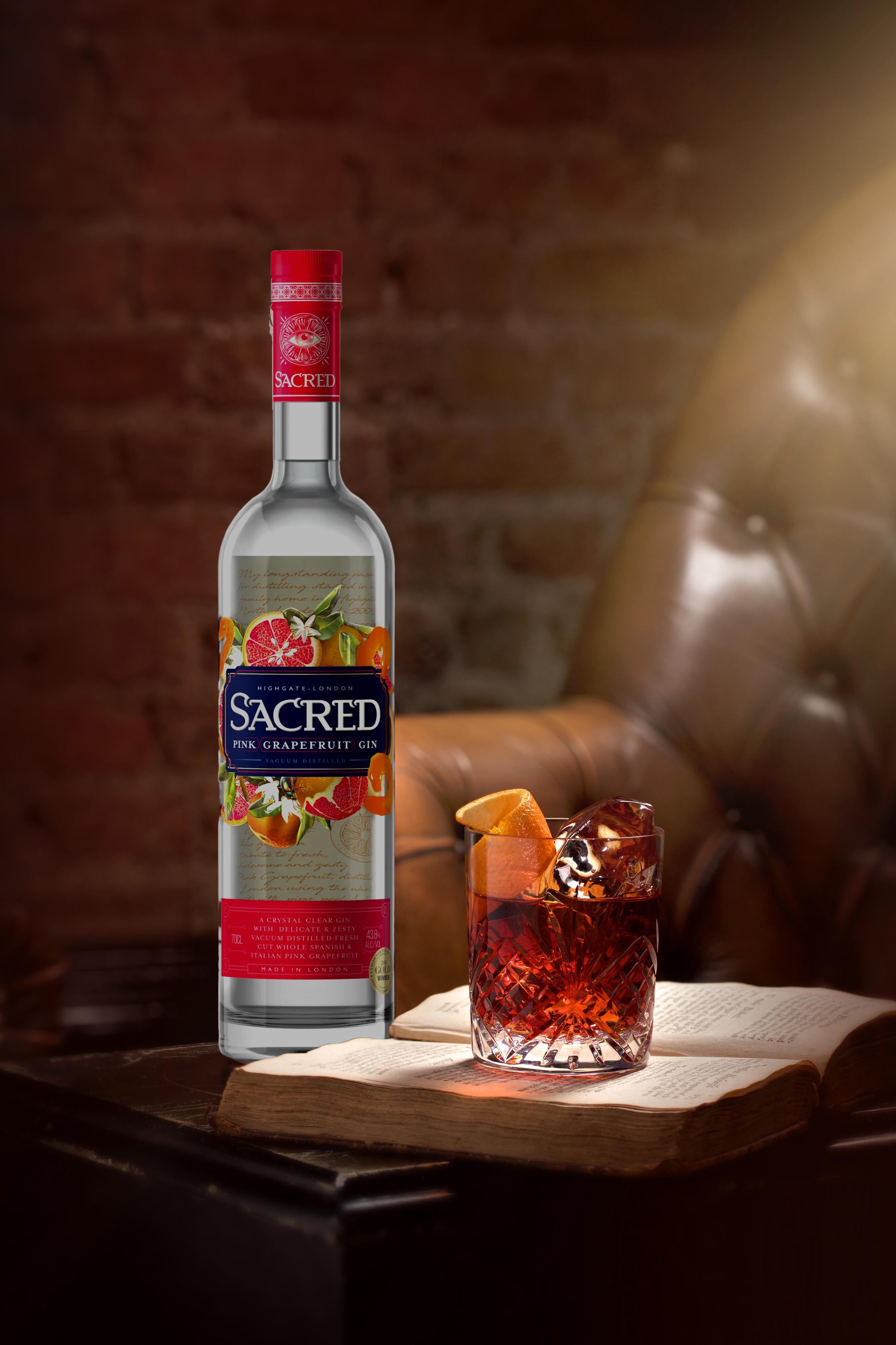 SACRED GIN Pink Grapefruit Gin 粉紅葡萄柚琴酒